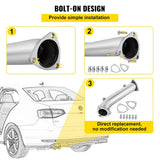 97-05 Audi A4/Volkswagen Passat 1.8L Catless Exhaust Down Pipe Kit

