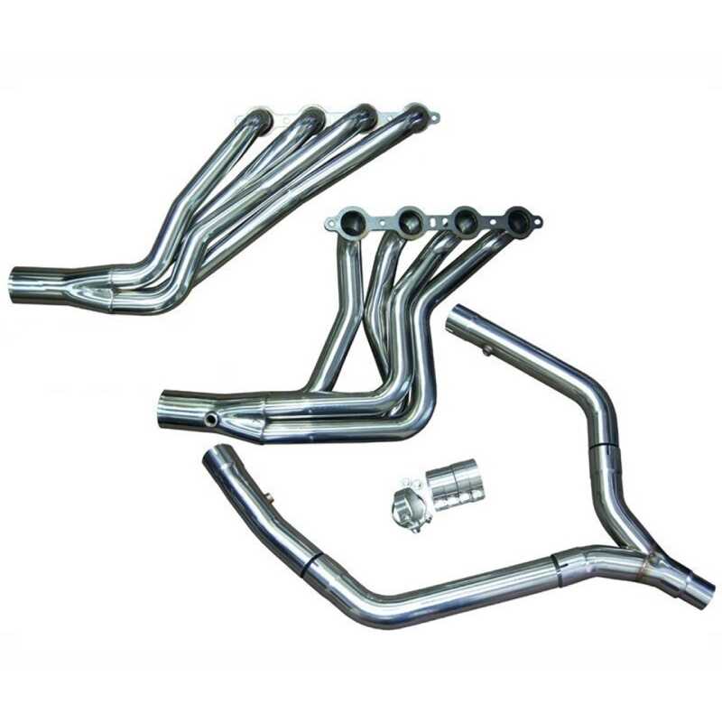 Flashark® (98-02) Camaro/Firebird LS1 1-7/8" Long Tube Headers with Catless Y-Pipe