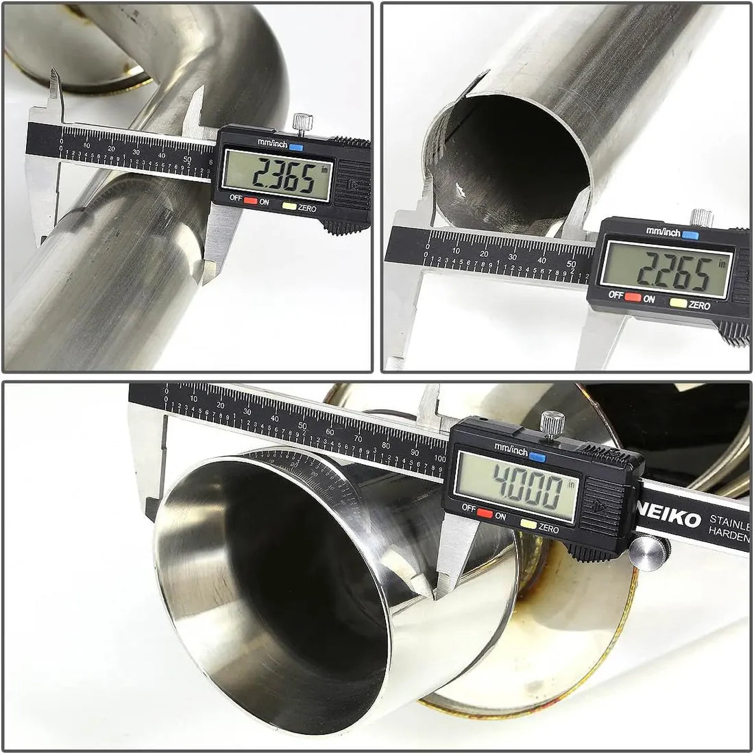 Flashark 07-12 Nissan Sentra SE-R Spec-V B16 2.5L Cat-Back Exhaust with 4" OD Tip