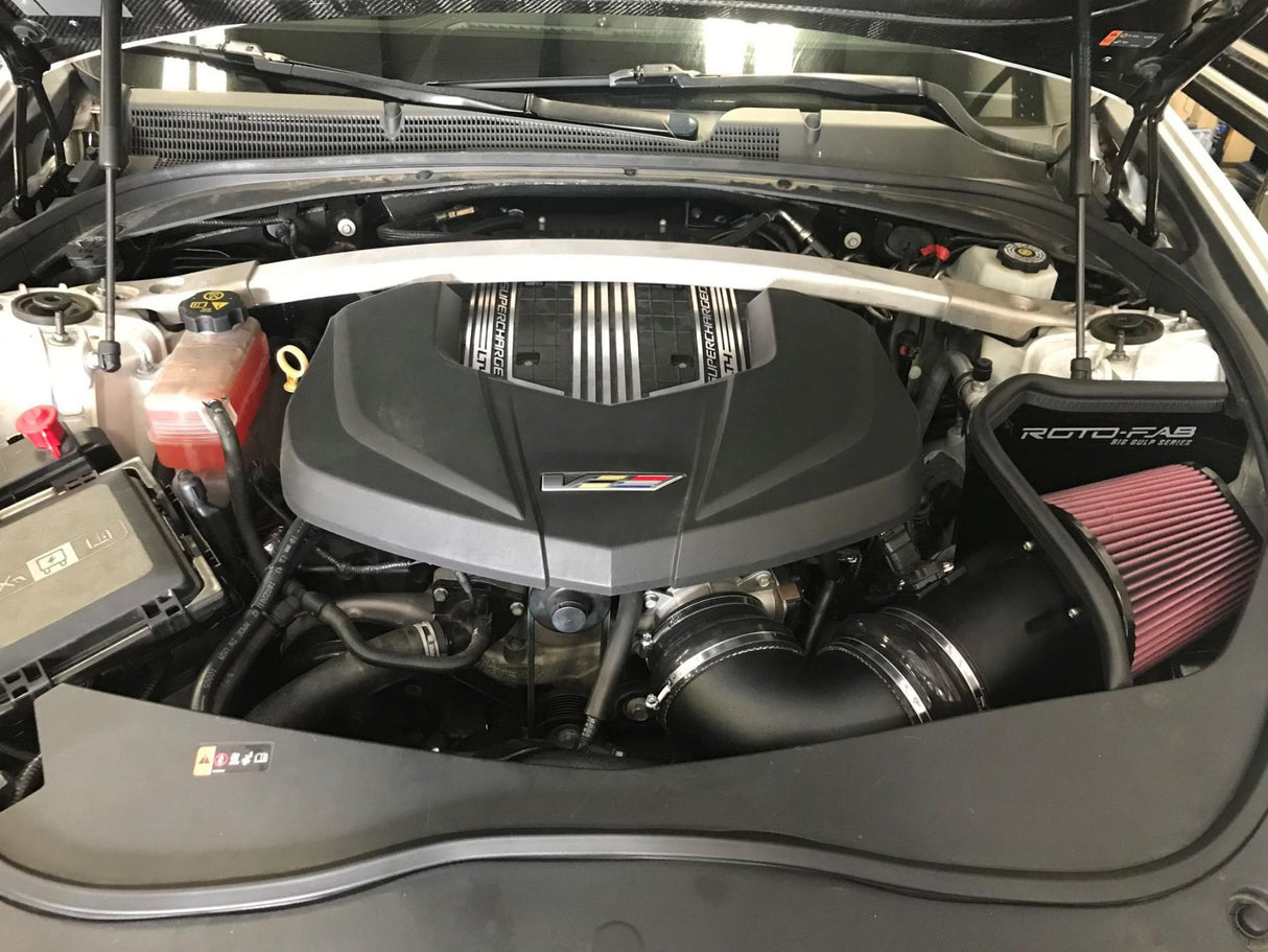 Roto-Fab® (16-19) Cadillac CTS-V 6.2L BIG GULP Cold Air Intake System with Oiled Filter