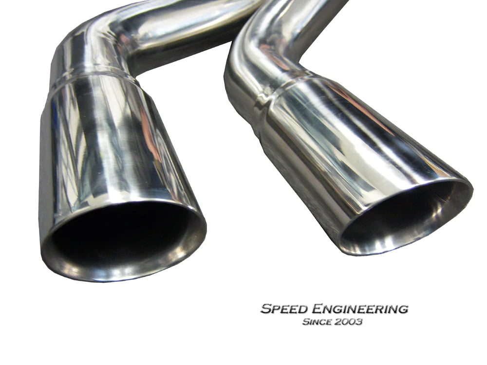 Speed Engineering® GM SUV/Truck 304SS 3" True Dual Cat-Back Exhaust (Crew Cab-Rear Exit)