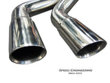 Speed Engineering® GM SUV/Truck 304SS 3" True Dual Cat-Back Exhaust (Crew Cab-Rear Exit)