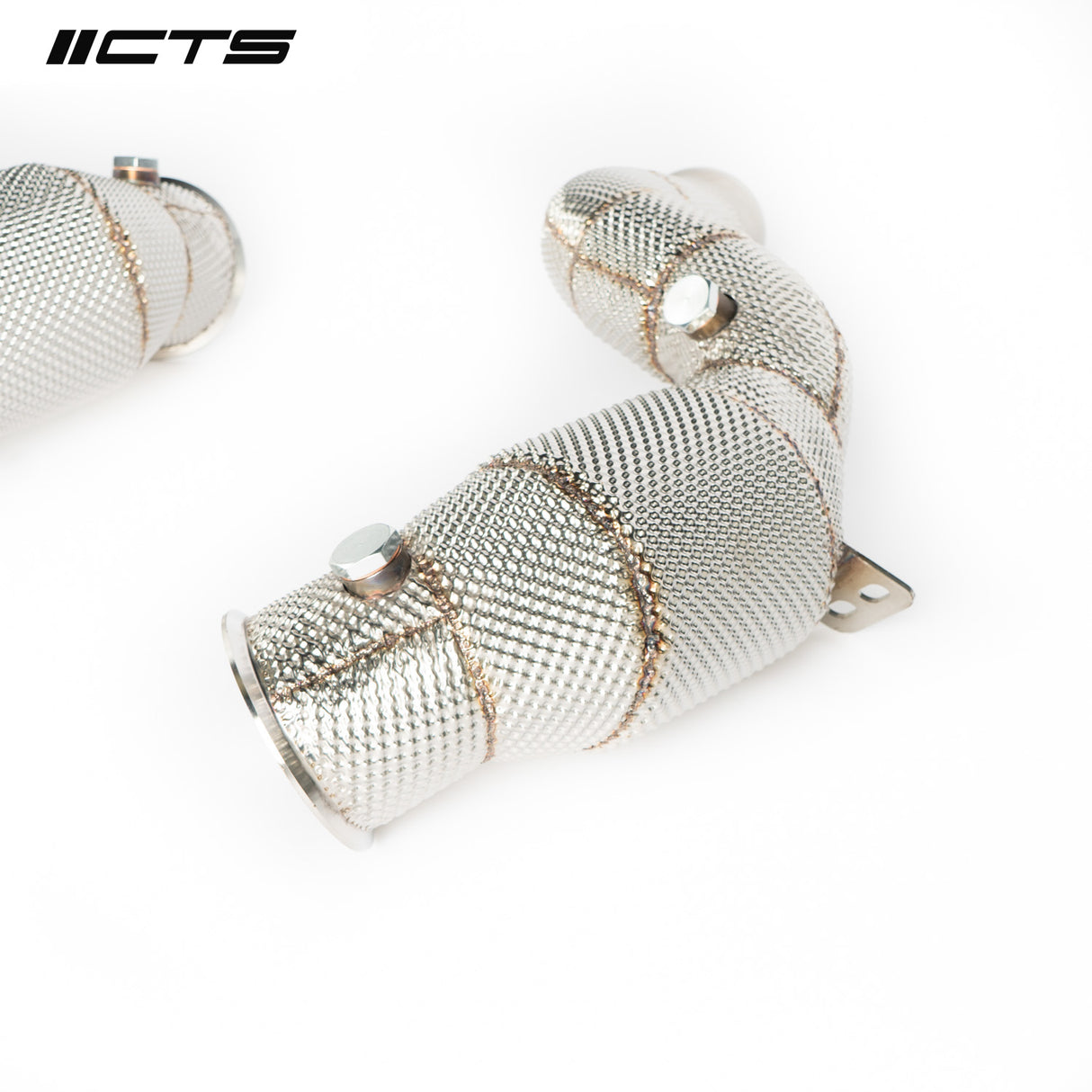 CTS Turbo® (17-20) Mercedes-Benz AMG E63 W213 304SS 2.75" Hi-Flo Catalytic Converters