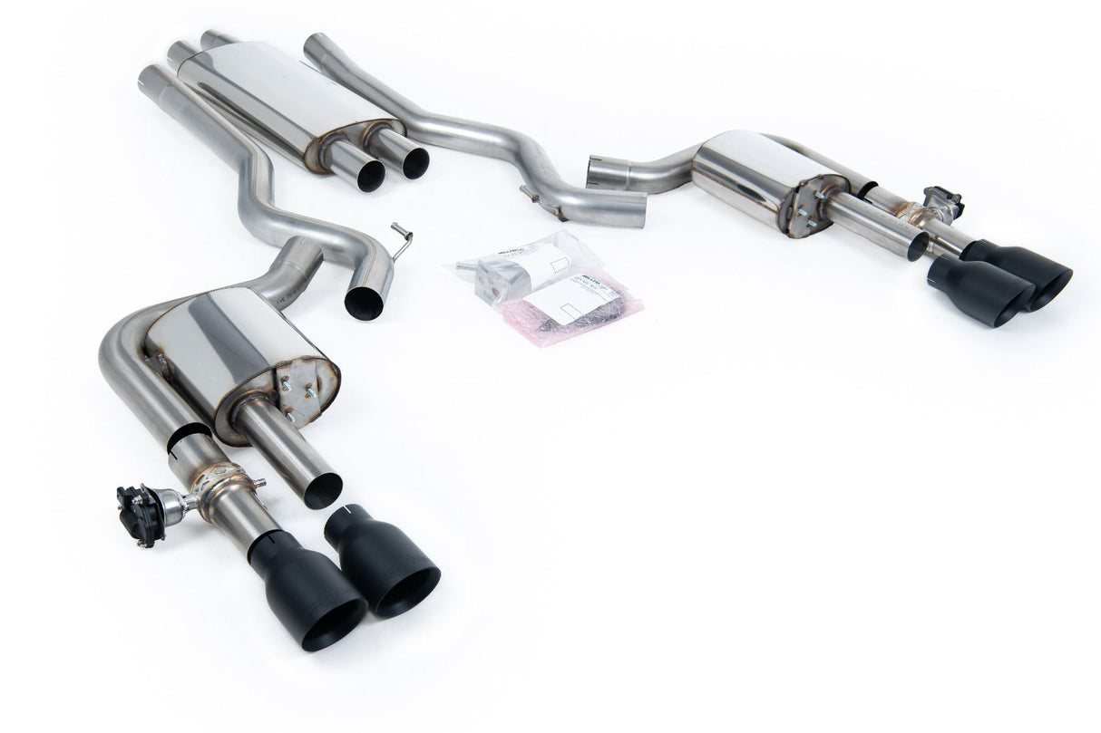 Milltek® (15-26) Ford Mustang EcoBoost Fastback Valved Resonated Cat-Back Exhaust