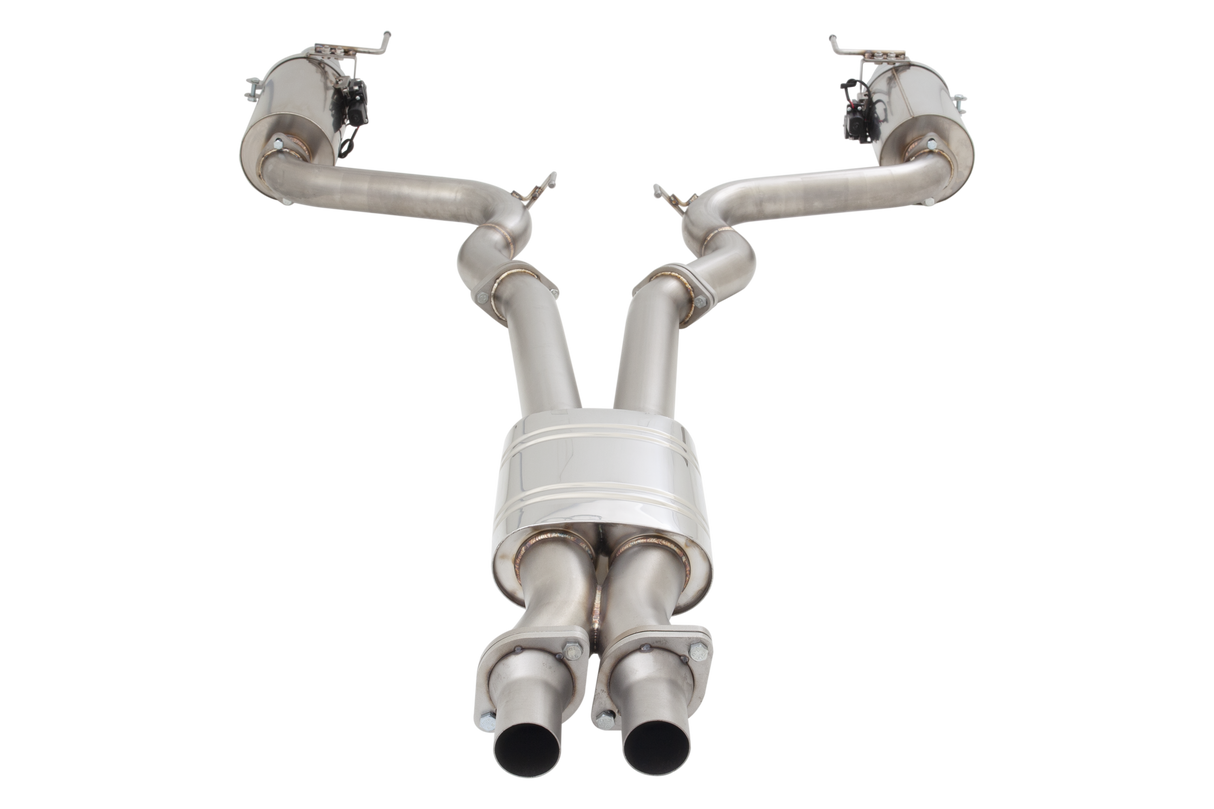 XForce (15-17) Mustang GT Fastback 304SS 3" Varex Valved Cat-Back Exhaust with 4" OD Tips