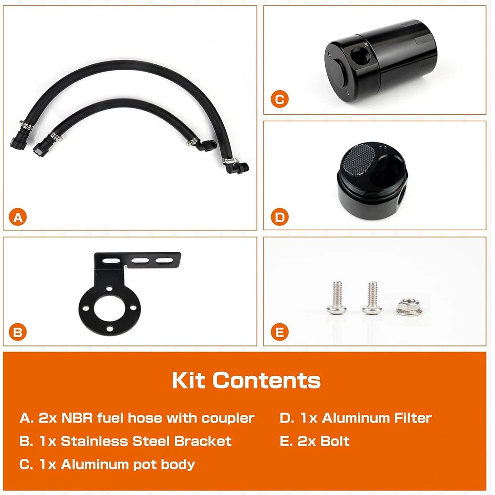 19+ Escalade/Silverado/Sierra/Tahoe/Yukon 5.3L/6.2L Oil Catch Can Kit