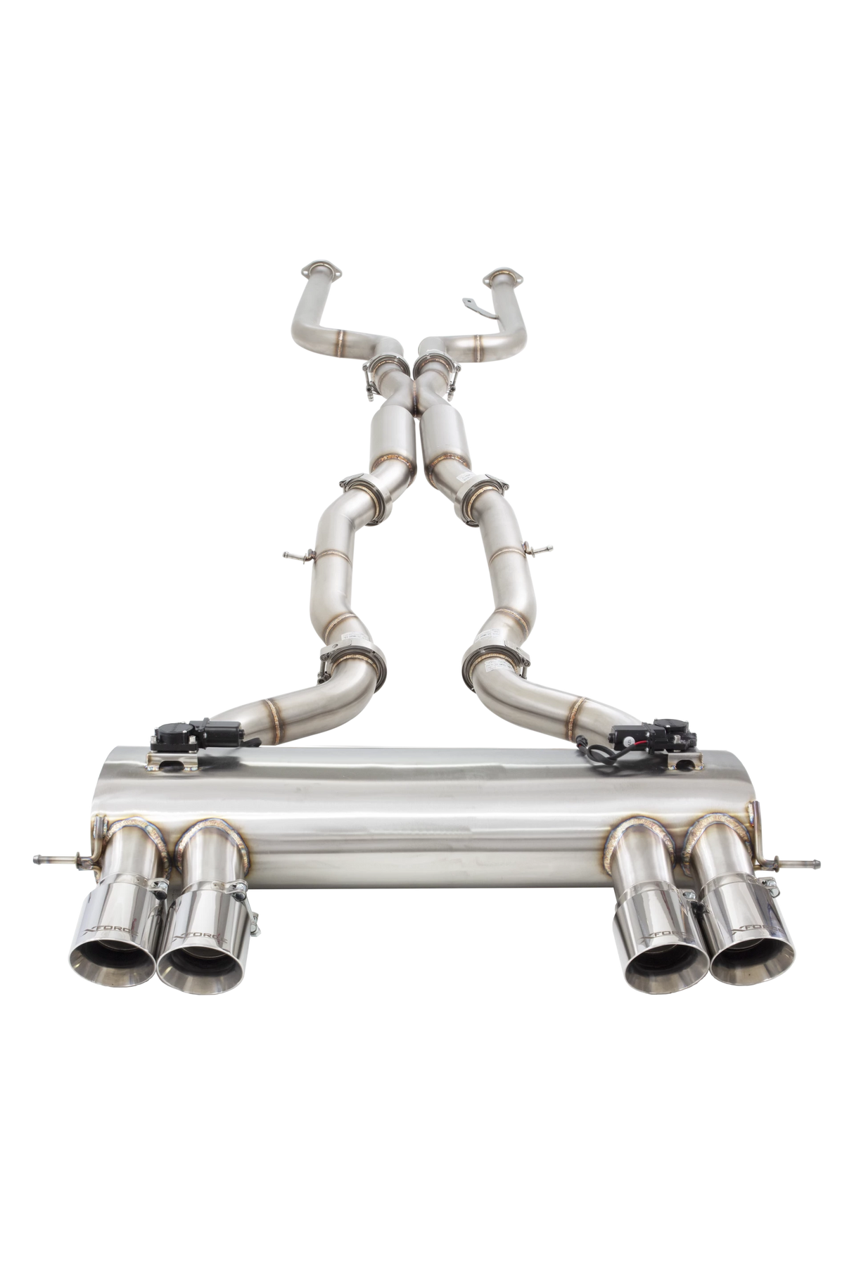 XForce (20+) BMW M3/M4 G80/G82 304SS 3" Varex Valved Cat-Back Exhaust with Quad 4" OD Tips