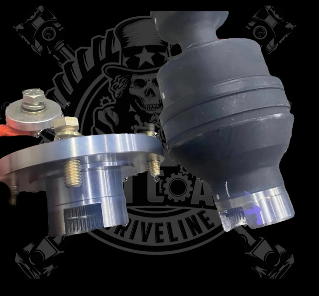 East Coast Driveline® (19-25) RAM 4500/5500 AS66RC Front Driveshaft with New Transfer Case Flange Yoke