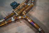 Valvetronic Designs® Nissan GT-R R35 Titanium Cat-Back Exhaust with 4" OD Tips