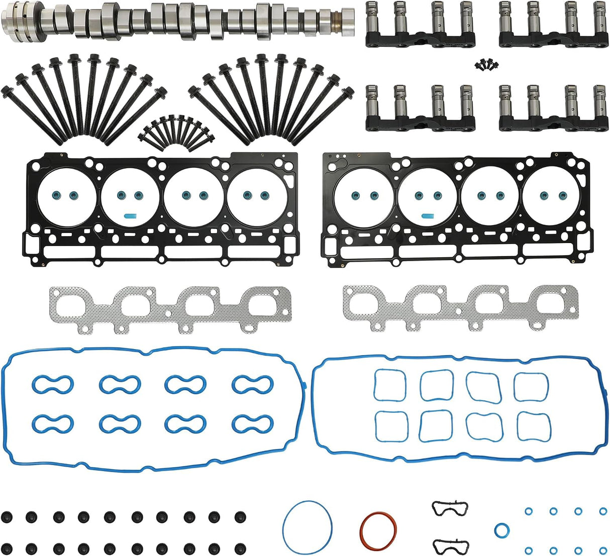 Kingman Speed® (11-23) GEN III HEMI 6.4L MDS/VVT Engine Valvetrain Overhaul Kit