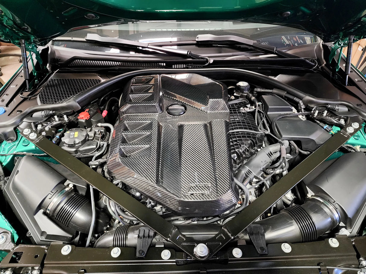 ARM Motorsports® (20-25) BMW M2/M3/M4 G8x S58B30 Forged Carbon Fiber Engine Cover