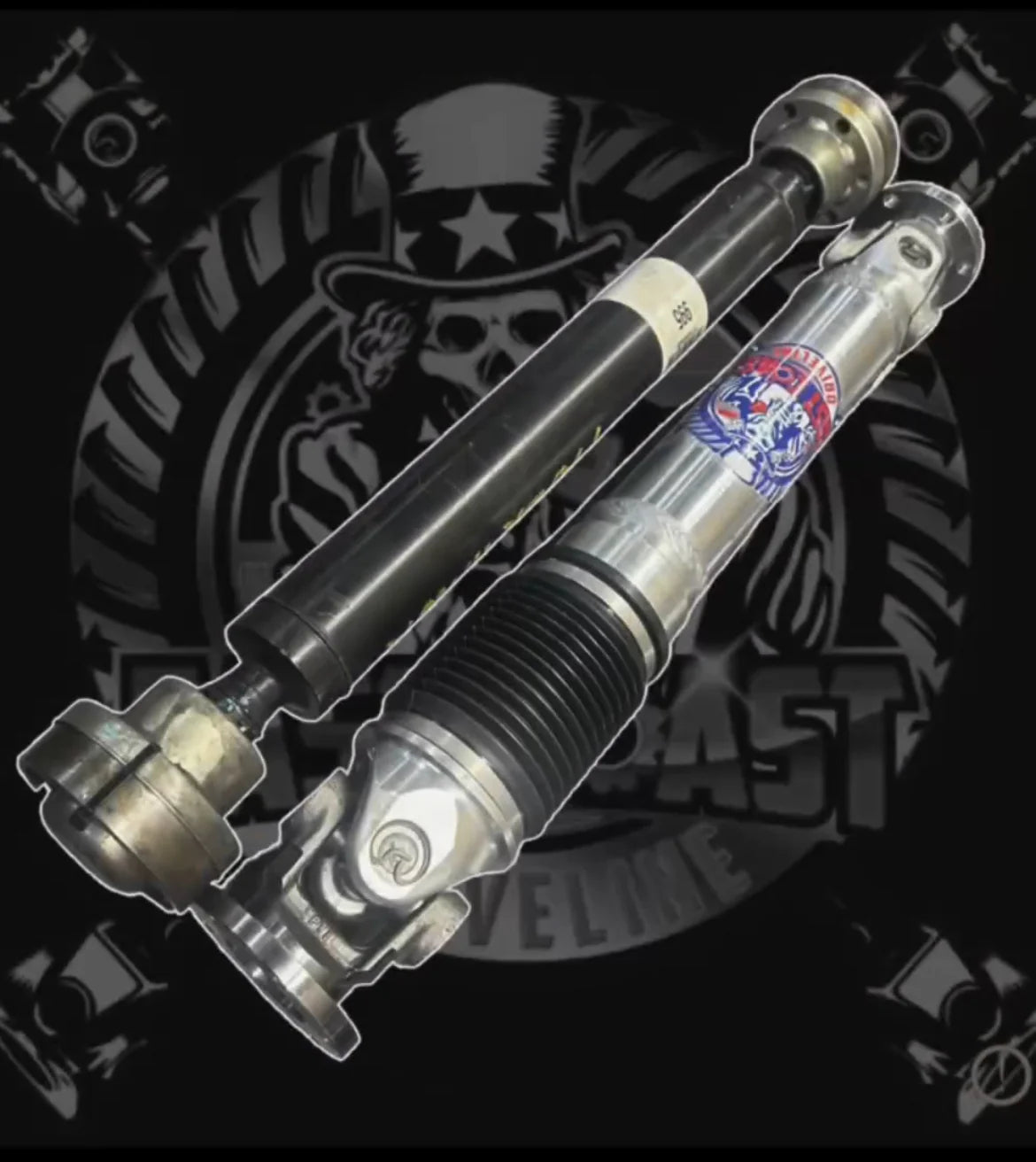 East Coast Driveline® Durango SRT Hellcat Front/Rear Upgraded Driveshafts