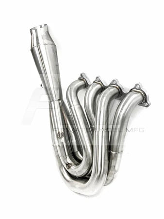 PLM® (88-01) Honda Power Driven H-Series Hood Exit Race Header 4-1 Megaphone (H22 F20B H22A)