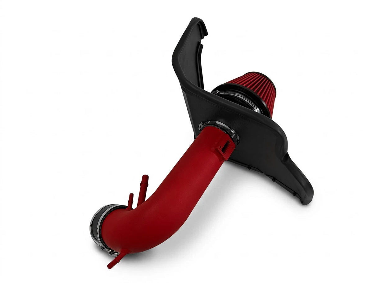 2015-2017 Ford Mustang GT 5.0L Red Cold Air Intake with Heat Shield