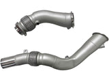 Mastery of Art & Design BMW M2C/M3/M4 S55B30 3.5" 'FAT BOY' Catted Downpipes with Flex Section