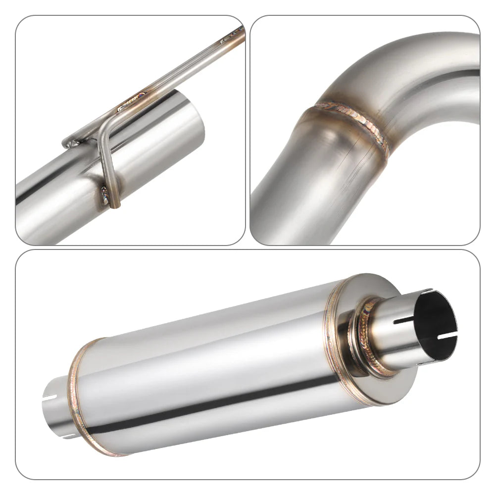 Flashark® (99-04) Ford Mustang GT 4.6L 304SS 2.5" Cat-Back Exhaust with 4" OD Tips