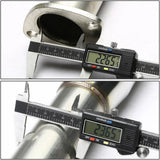 (90-93) Honda Accord 2.2L 2.5" Cat-Back Exhaust with 4" OD Tip