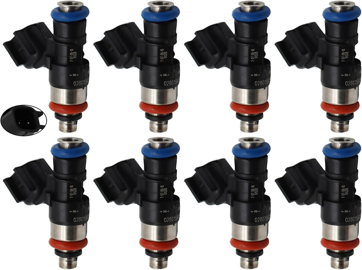 12576341 GM LS3/LS7/L76/L99 EV6/USCAR 42lb/hr Fuel Injector Set 