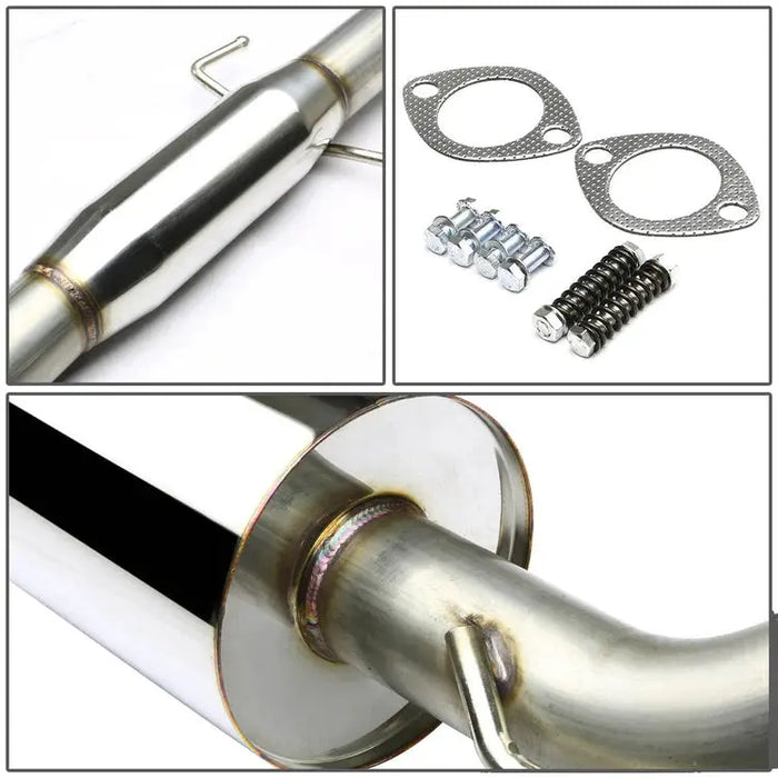 (03-06) Hyundai Tiburon 2.7L Cat-Back Exhaust with 4" OD Rolled Tips