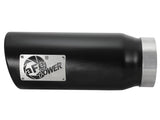 aFe MACH Force-Xp Universal Exhaust Tip 4 IN Inlet x 5 IN Outlet x 12 IN L- Black Tip