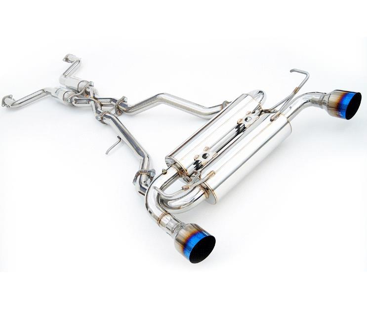 Invidia 07+ Infiniti G37 Coupe Gemini Rolled Titanium Tip Cat-back Exhaust
