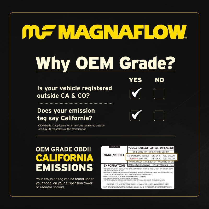 MagnaFlow 17-22 Hyundai Ioniq OEM Grade Federal / EPA Compliant Direct Fit Converter