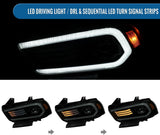 Dodge Charger Head Light LED DRL Switchback Sequential Turn Signal
