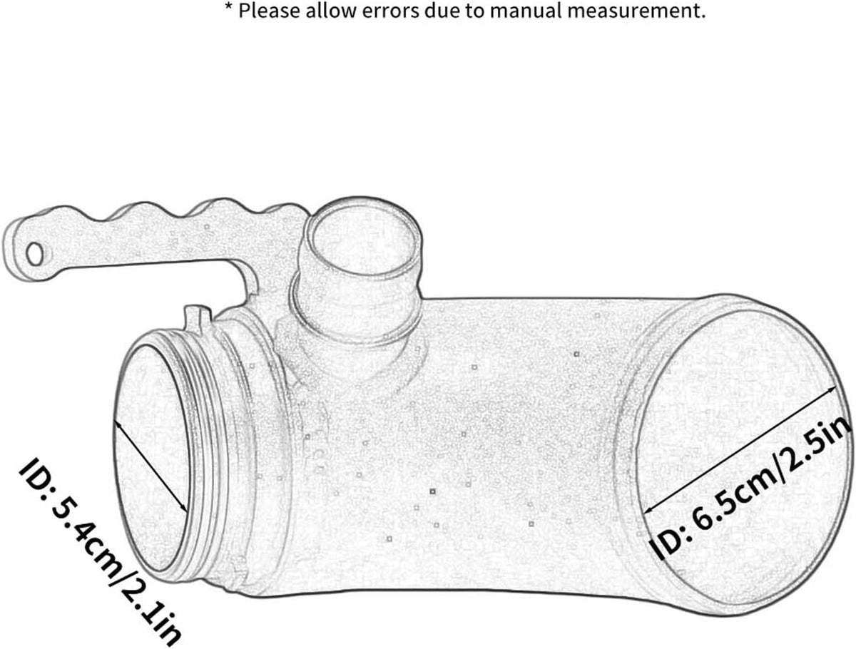 Audi/Volkswagen 1.8L/2.0L EA888.3 2.5" Turbo Inlet Elbow Pipe