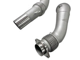 Mastery of Art & Design BMW M2C/M3/M4 S55B30 3.5" 'FAT BOY' Catted Downpipes with Flex Section