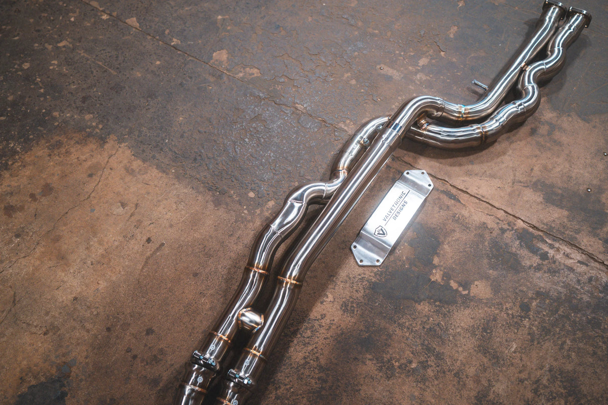 Valvetronic Designs® BMW F87 M2 Competition Equal Length Valved Sport Cat-Back Exhaust with 4" OD Tips