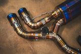 Valvetronic Designs® BMW M5 F90 Valved Titanium Cat-Back Exhaust with 4" OD Tips