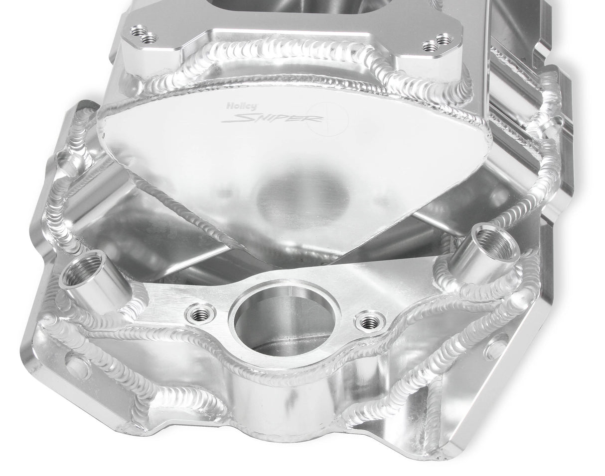 Holley® #835061 Big Block Chevy Sniper Sheet Metal Fabricated Intake Manifold (Single Plane 2 x 4150)