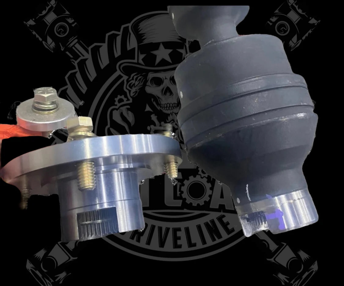 East Coast Driveline® (19-25) RAM 2500/3500 6.4L 8HP75 Front Driveshaft with New Transfer Case Bolt-On style Flange Yoke