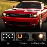 15-23 Dodge Challenger Driver Side Head Light Assembly (Halogen)