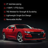 (10-15) Chevy Camaro SS L99 3" Cat-Back Exhaust with 4" OD Tips (Auto Trans)