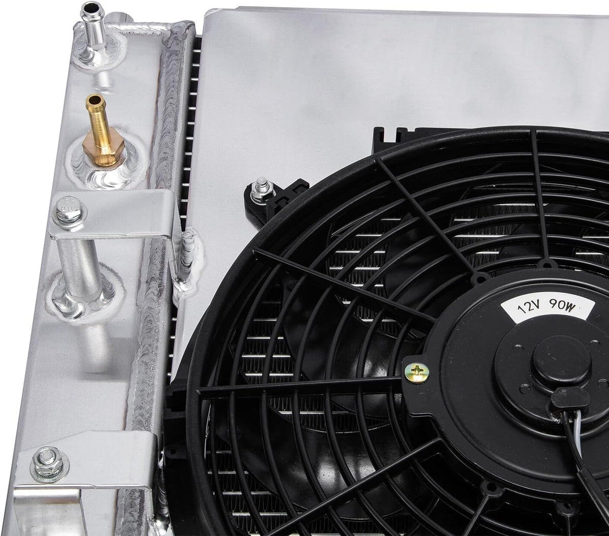 96-04 Ford Mustang 4.6L SN95 Dual Fan 4-Row HD Aluminum Radiator