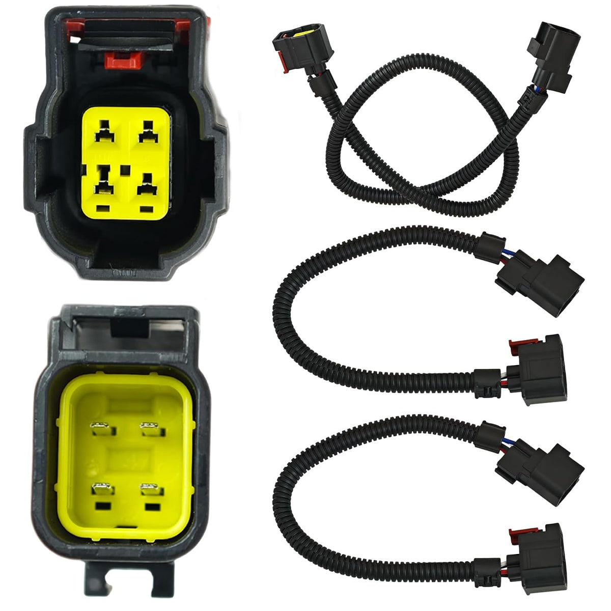 GEN III HEMI Oxygen Sensor Extension Harness Set 4-Pin Square 12x24