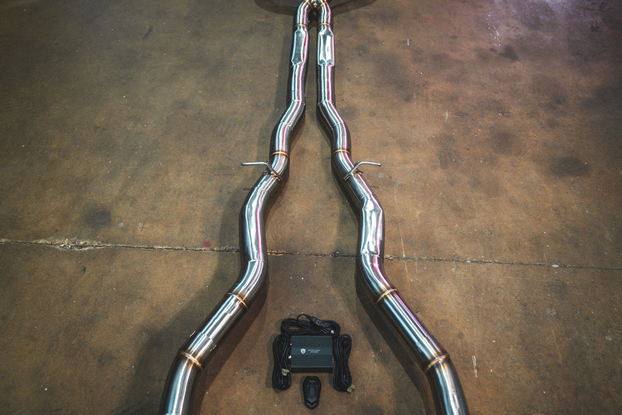 Valvetronic Designs® Alpina B8/BMW M850i G16 Valved Sport Cat-Back Exhaust with 4" OD Tips