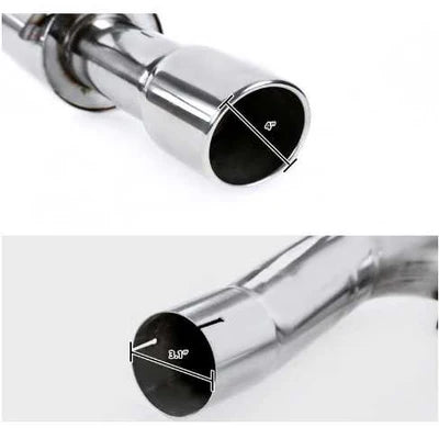 15-23 Ford Mustang 2.3L EcoBoost 3" Cat-Back Exhaust with N1 4" OD Tips