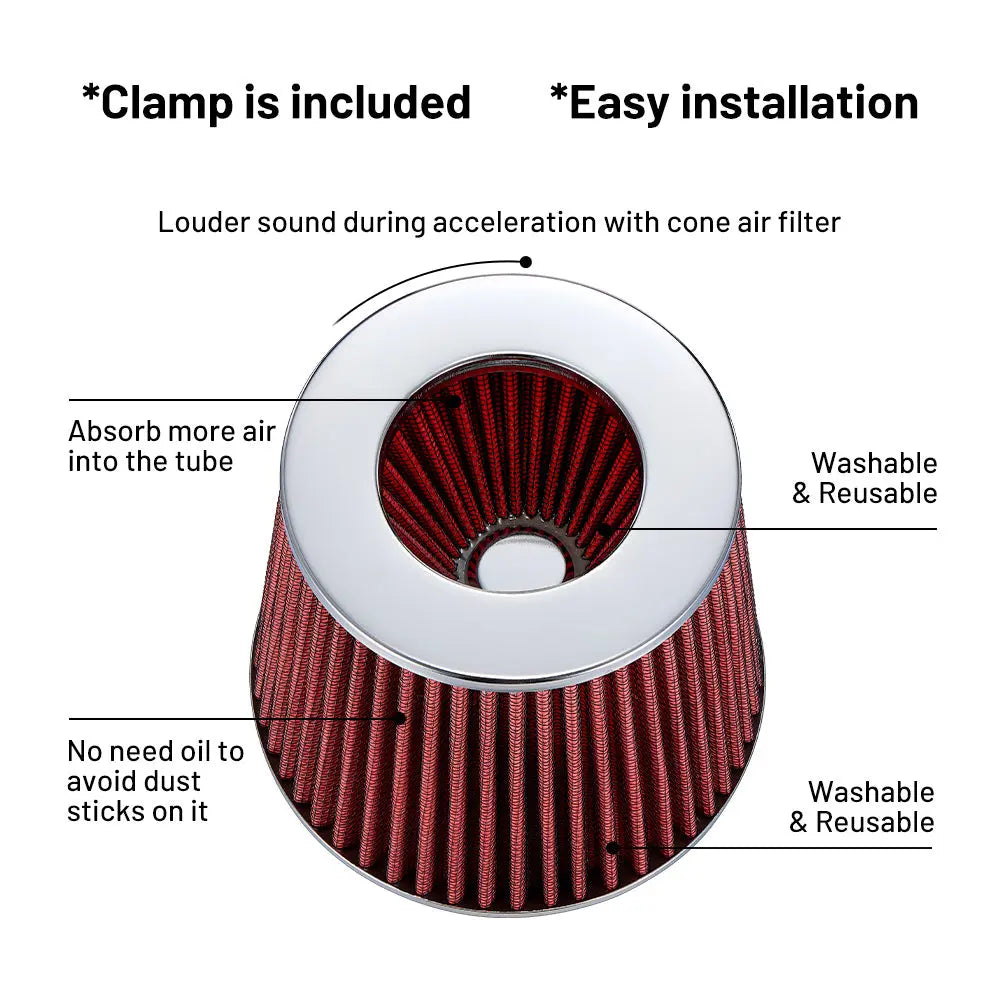 (98-02) Honda Accord 2.3L Cold Air Intake with Dry Filter