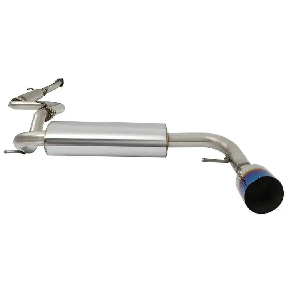 (90-91) Honda CRX 1.5L 2.5" Cat-Back Exhaust with 4.5" OD Burnt Tip

