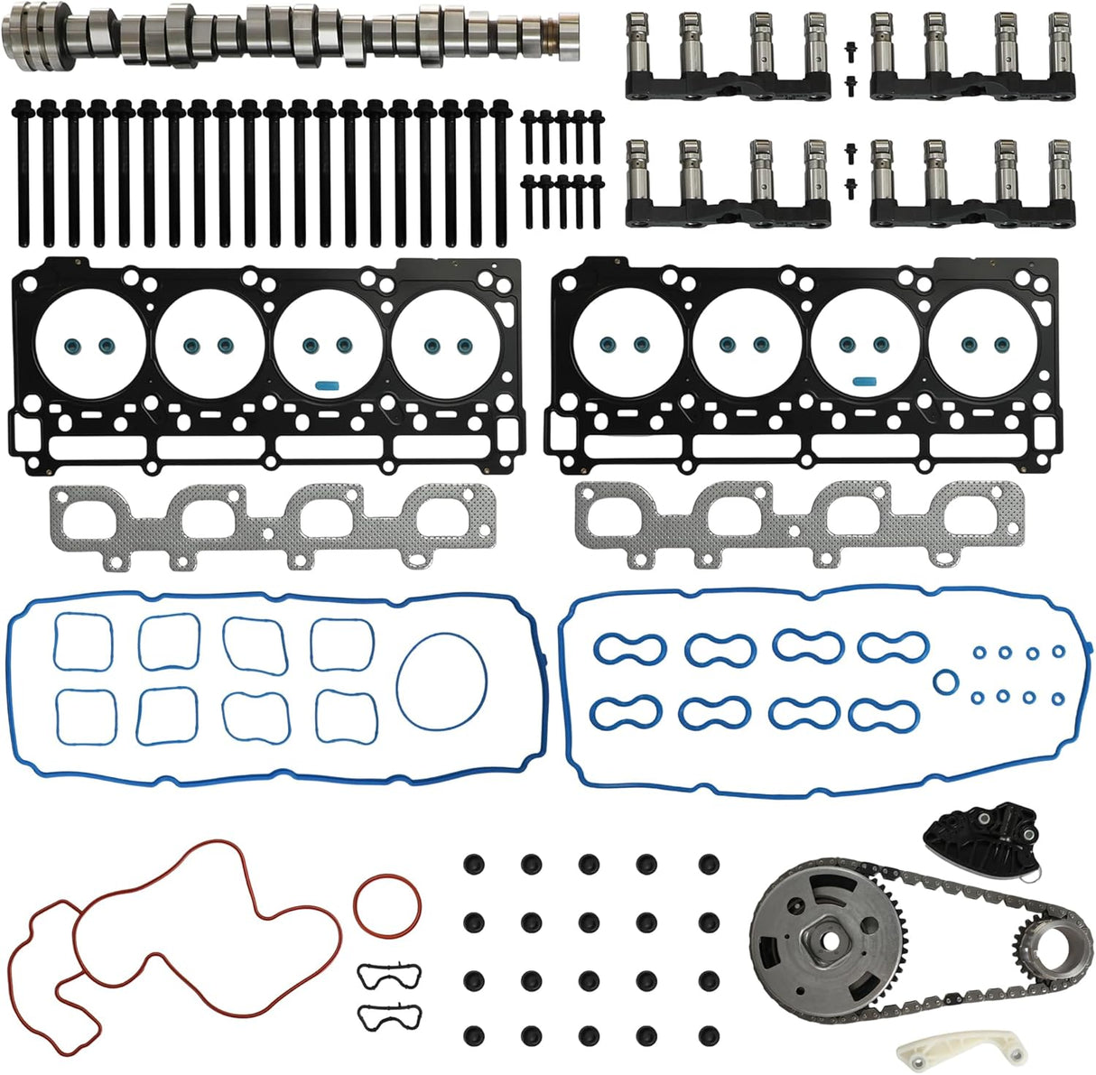 Kingman Speed® (11-23) GEN III HEMI 6.4L MDS/VVT Engine Valvetrain Overhaul Kit