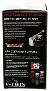 K&N Replacement Air Filter 5.5in Top OD x 6in Base OD x 2.313in H for Harley-Davidson