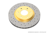 DBA 02-09 Subaru WRX STi/2017 BRZ w/Perf Pkg. 10 Hole Front Drilled & Slotted Street Series Rotor
