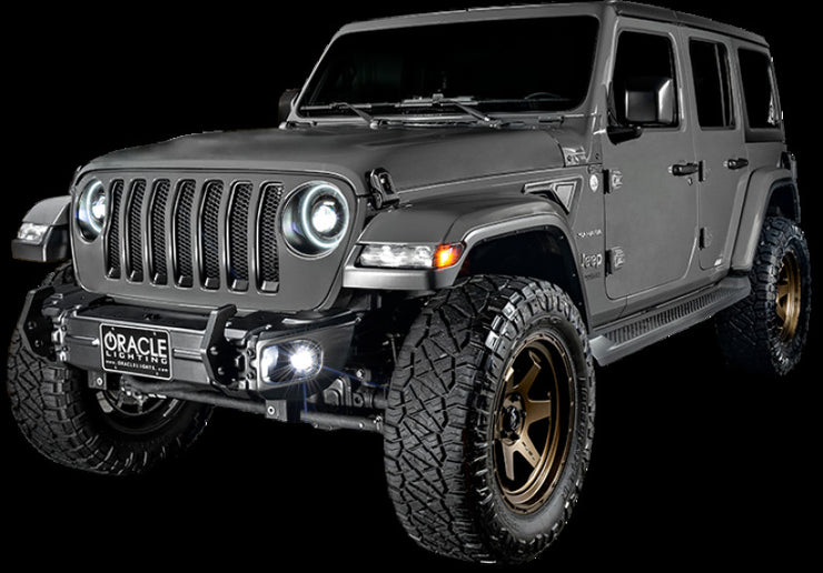 Oracle Jeep Wrangler JL/Gladiator JT Sport High Performance W LED Fog Lights - White