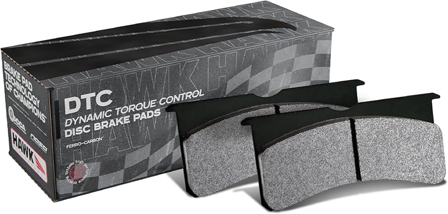 HAWK Performance DTC-60 Motorsports Brake Pads (18mm) - Fits Front YSCPF6B & YSCPF8A Calipers
