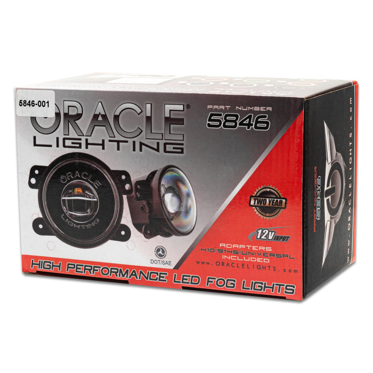 Oracle Jeep Wrangler JK/JL/JT High Performance W LED Fog Lights - Red