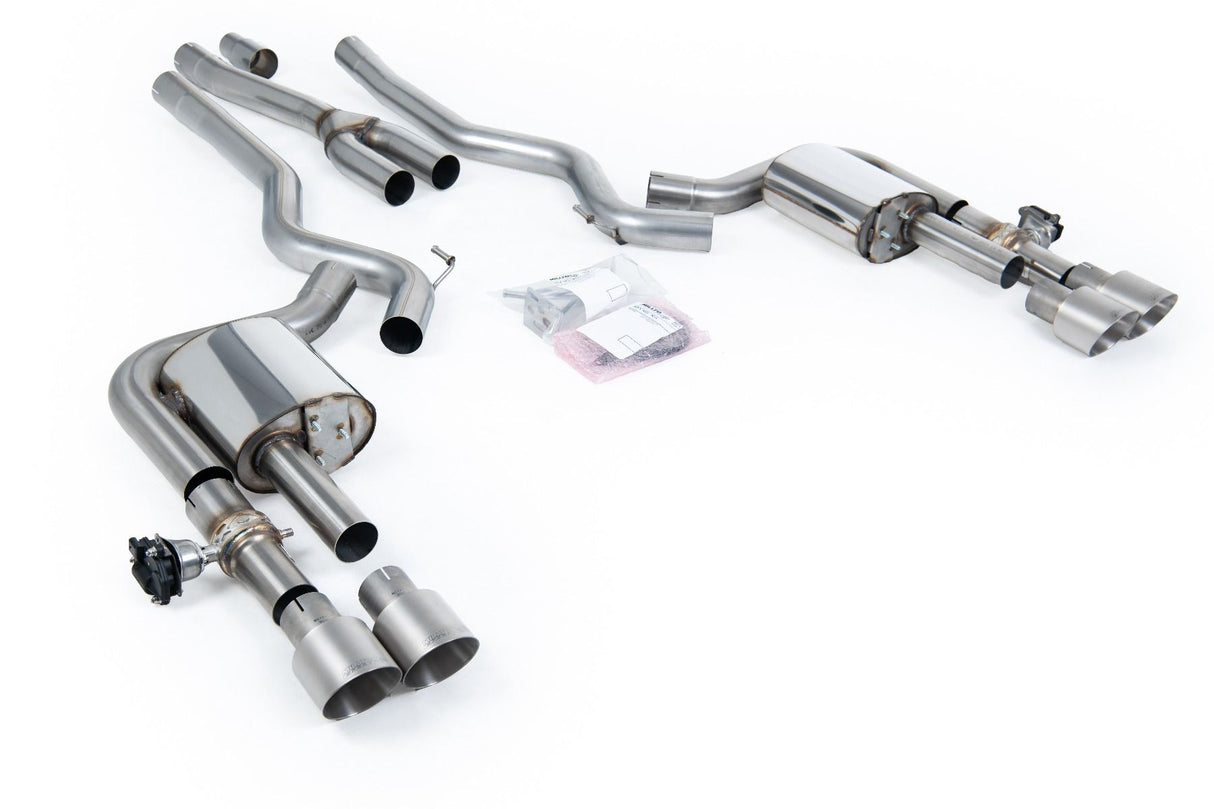 Milltek® (15-26) Mustang EcoBoost Valved Non-Resonated Cat-Back Exhaust