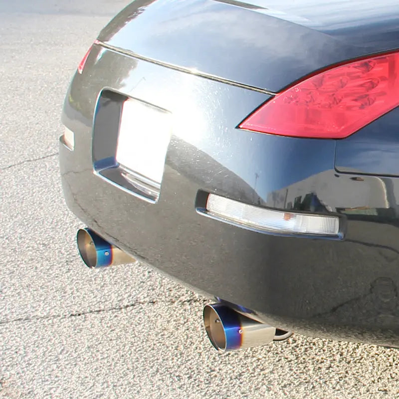 (03-09) Nissan 350Z 3.5L Cat-Back Exhaust with 4.5" OD Scorched Tips