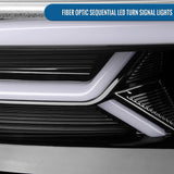 Dodge Charger Head Lights with LED Sequential Turn Signals Halogen